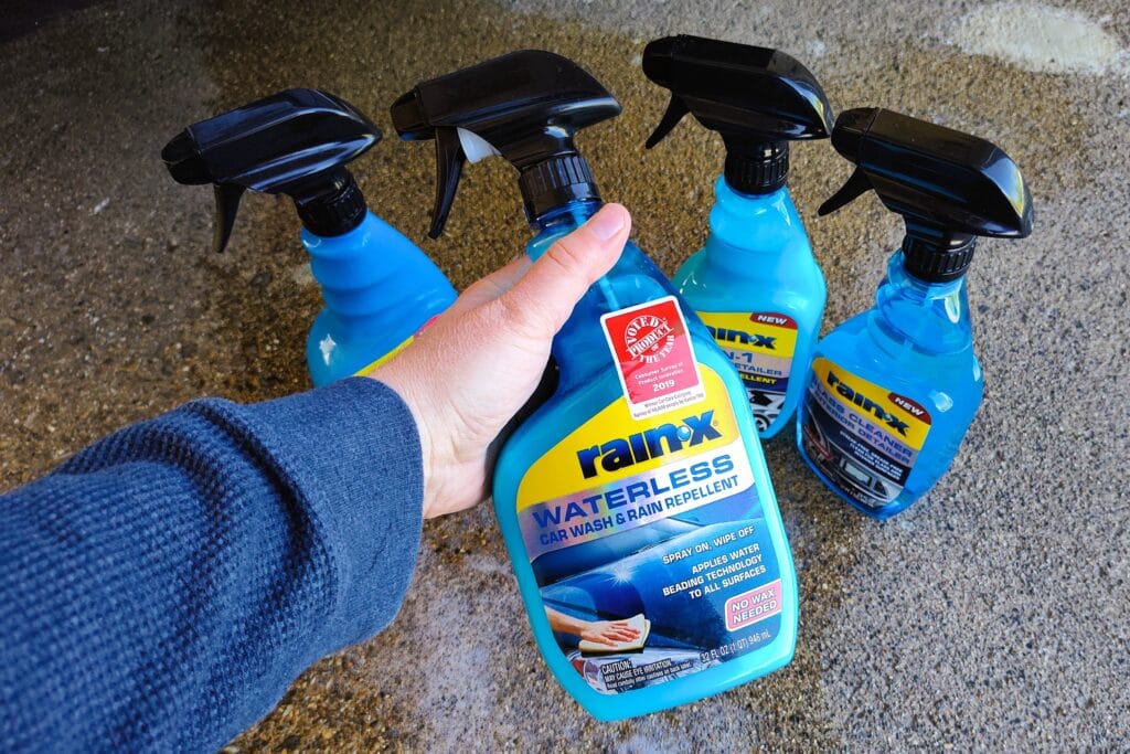 Rain-X Waterless Car Wash and Rain Repellent.