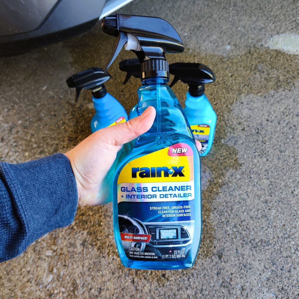 Rain-X Glass Cleaner and Interior Detailer.